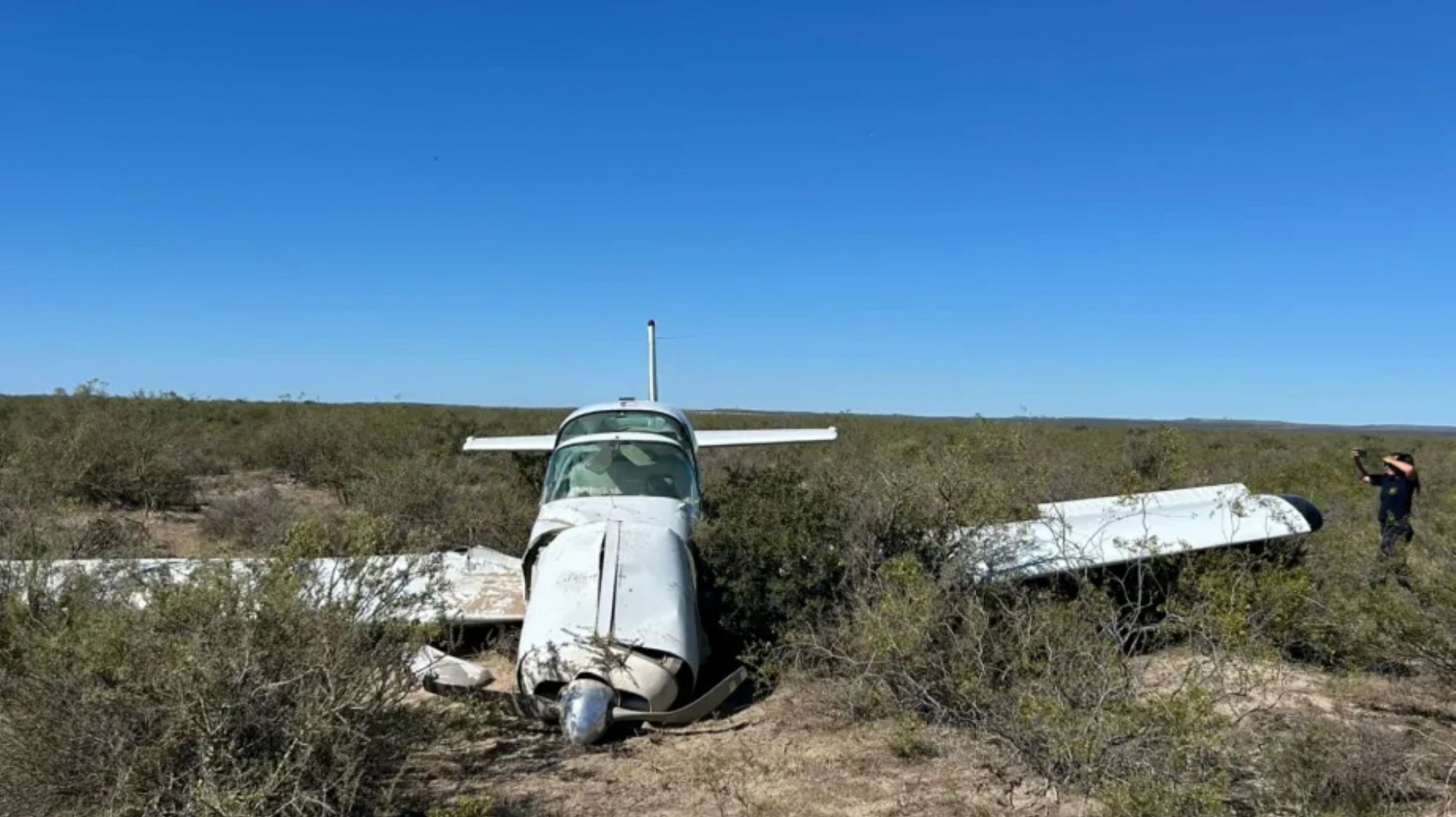 Avioneta se estrelló cerca de San Antonio Oeste: tres personas resultaron heridas y ya investigan causas