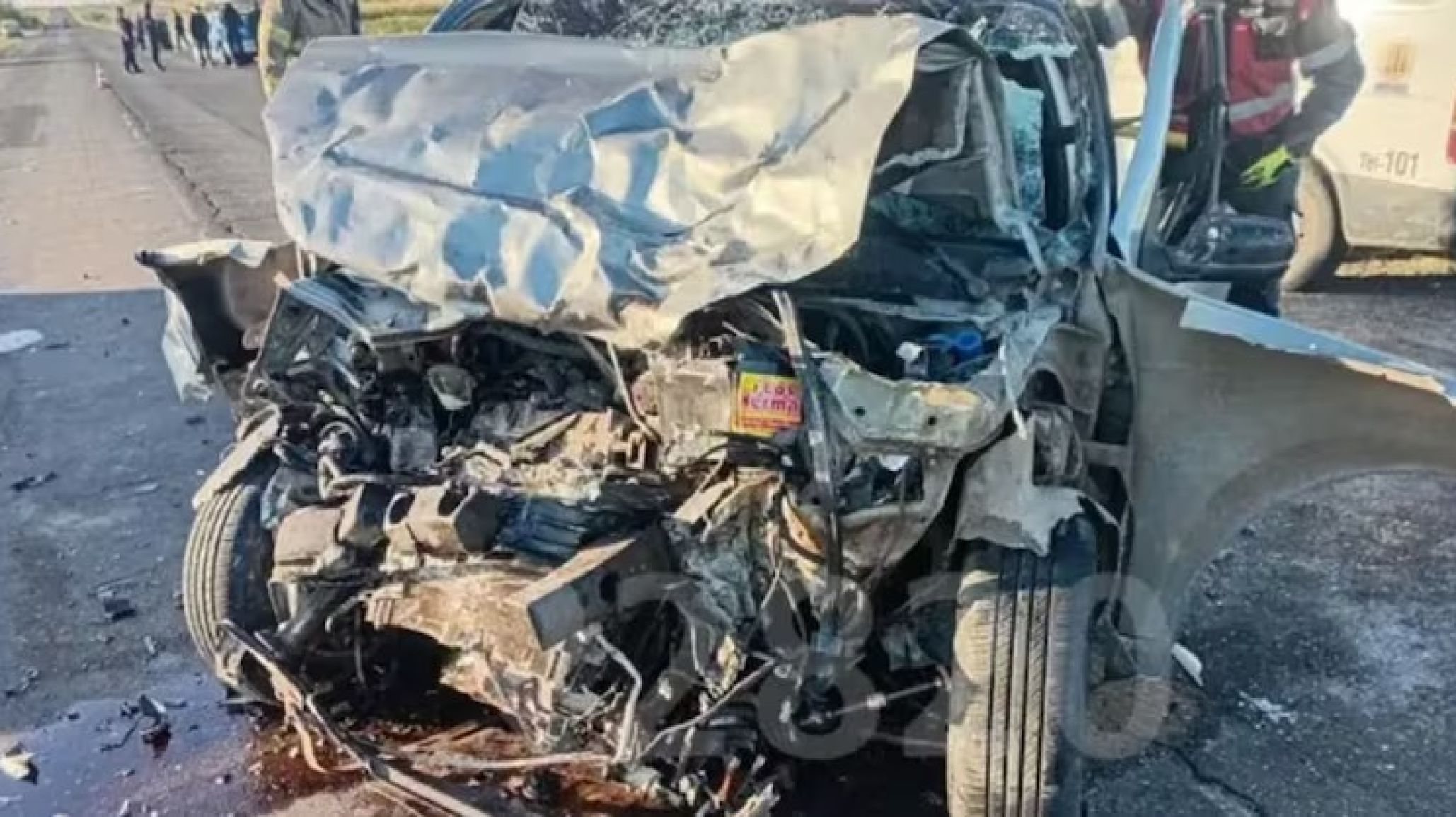 Tres personas murieron en un choque frontal sobre la Ruta 20