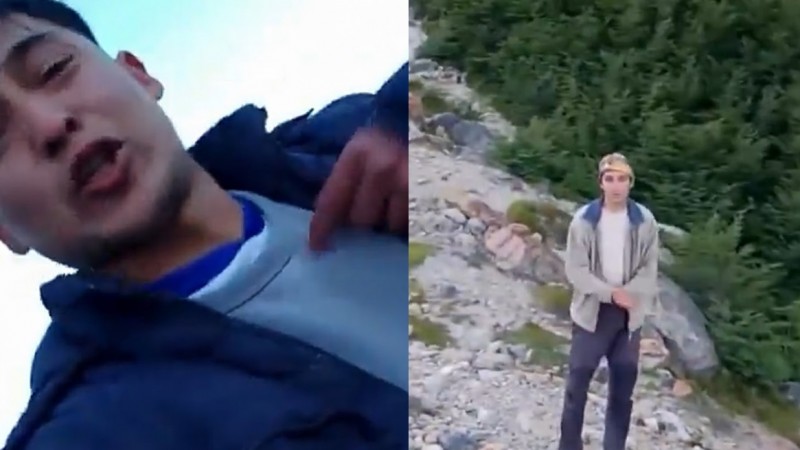 "¡En el bosque no se puede!": El video de un vecino increpando a turistas que hacían fuego en Los Glaciares