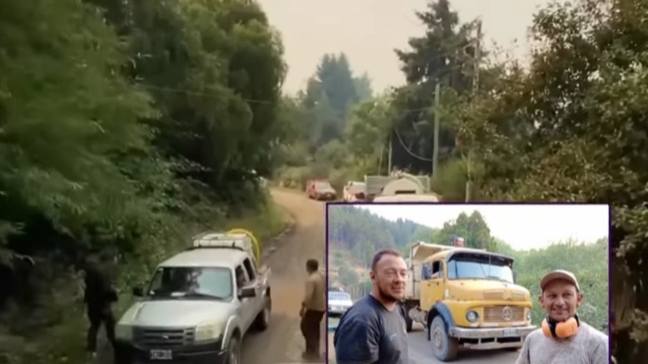 El Hoyo: voluntarios desplegaron más de 1.200 metros de manguera para llevar agua a los brigadistas en Rincón de Lobos