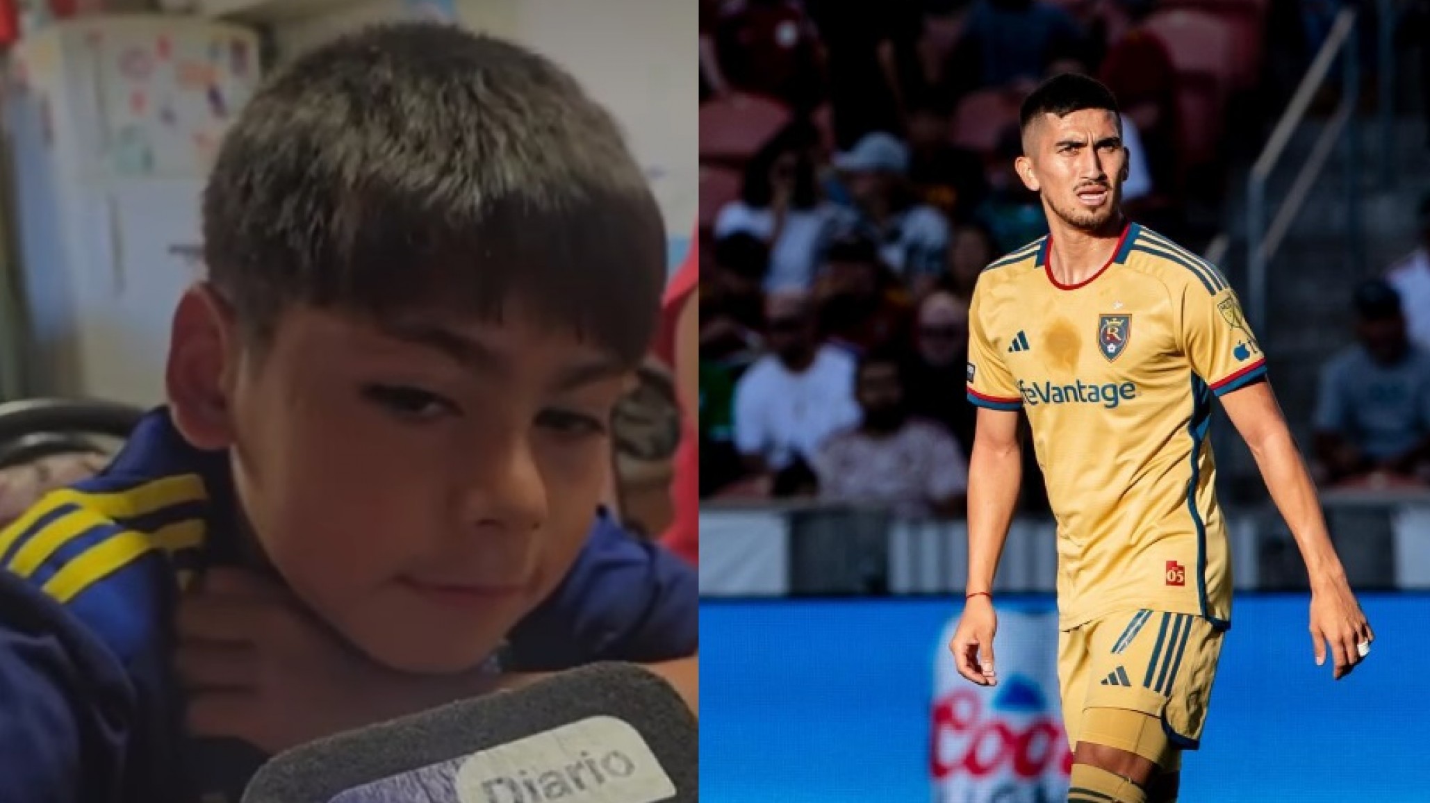 Golazo: tras un posteo de ABC, el futbolista comodorense "Quique" Ruiz le va a cumplir el sueño a un niño de festejar su cumple en una pileta