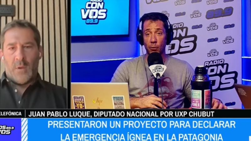 Incendios en la Patagonia: Juan Pablo Luque presentó un proyecto para declarar la emergencia y denunció falta de recursos y prevención