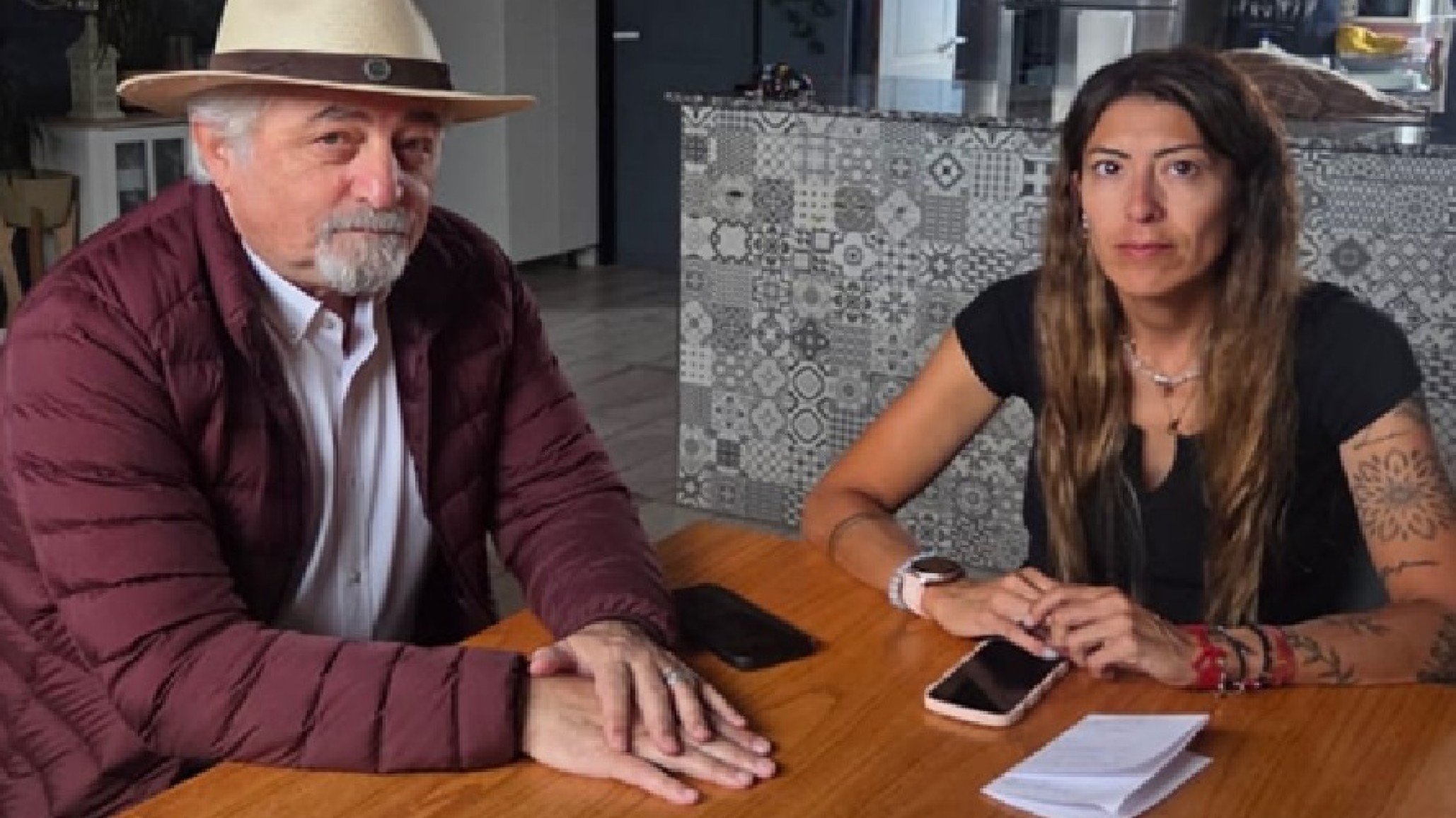 Othar Macharashvili se reunió con la hermana de Valeria Schwab: "No voy a mirar para otro lado"