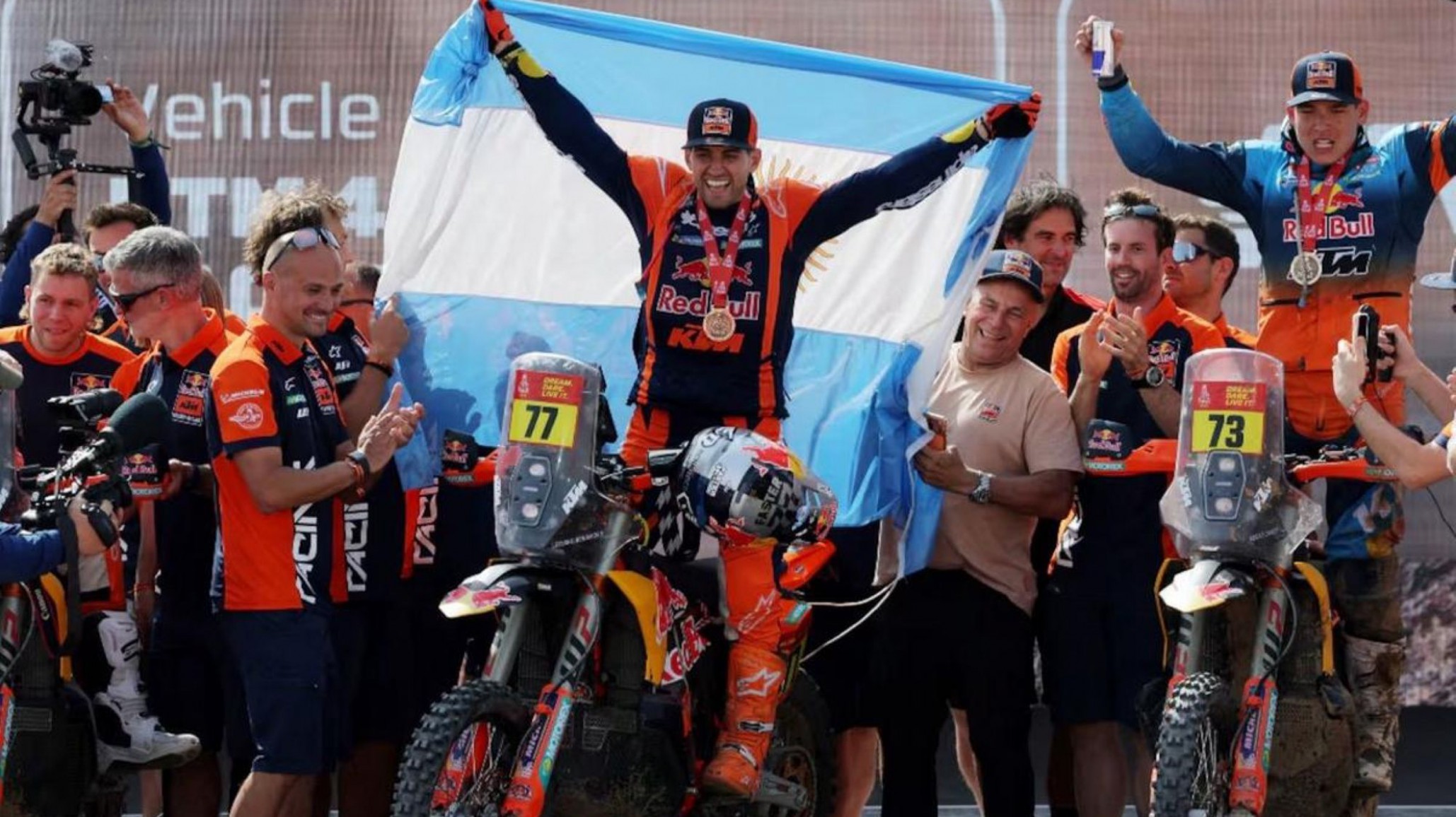 El argentino Luciano Benavides hizo historia y ganó el Rally Dakar 2026 en motos por solo dos segundos