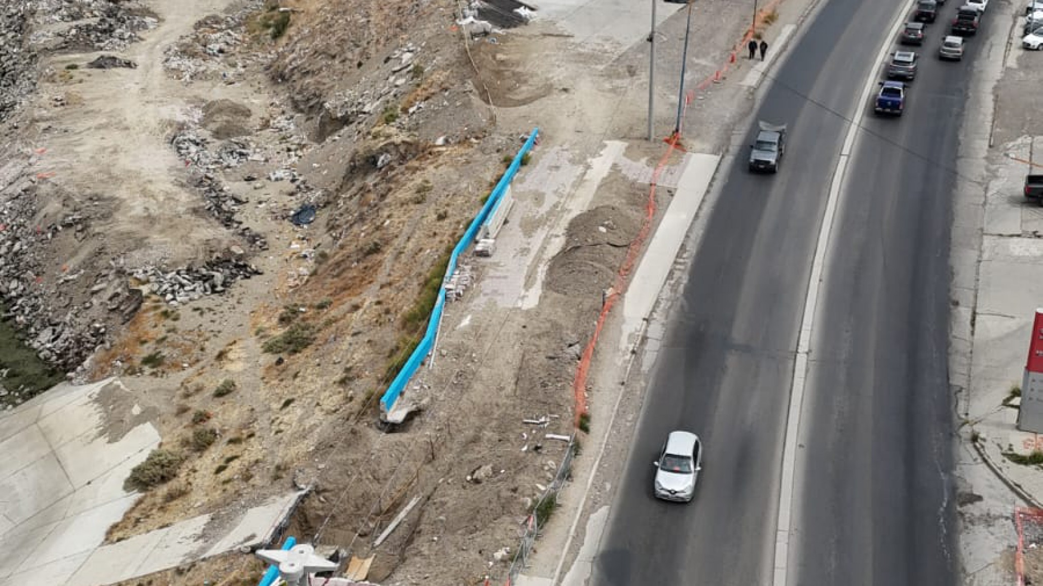 Cortan el Paseo Costero por 15 días para cambiar un pluvial deteriorado y evitar hundimientos en la ruta