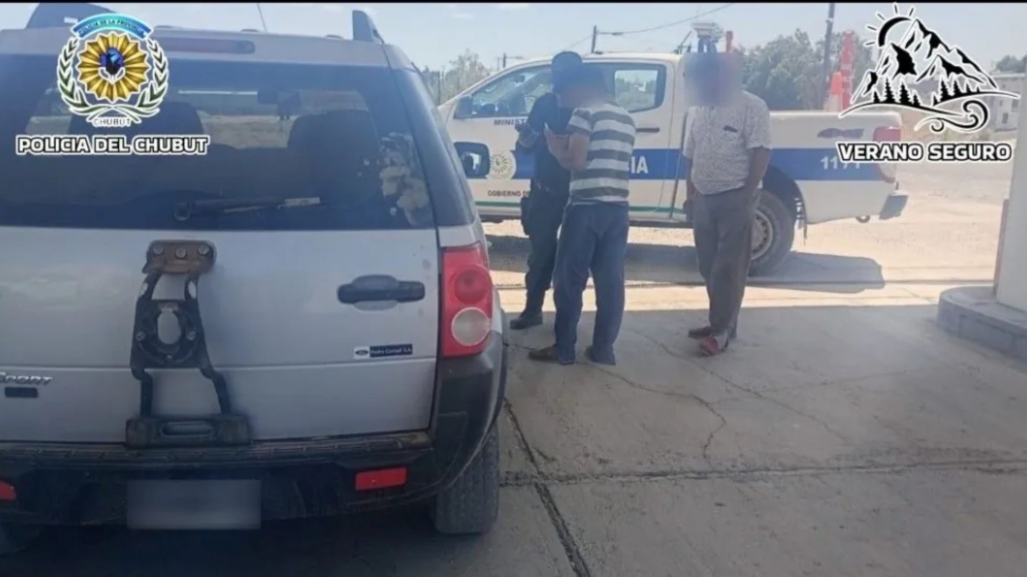 Detienen a dos hombres con rifle y municiones en Comodoro
