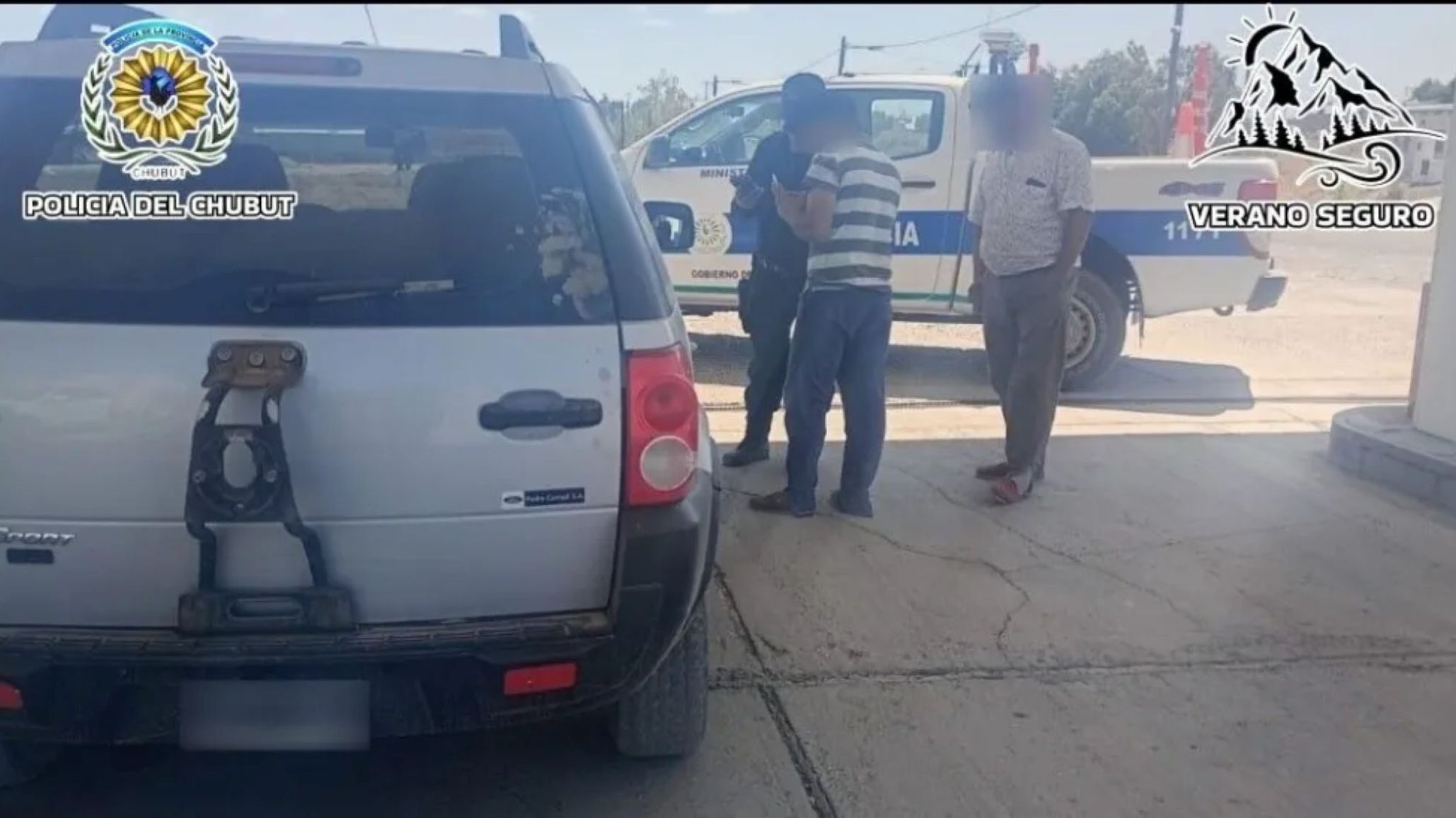 Detienen a dos hombres con rifle y municiones en Comodoro
