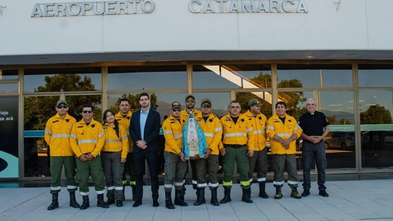 Catamarca envía brigadistas especializados para combatir los incendios en Chubut