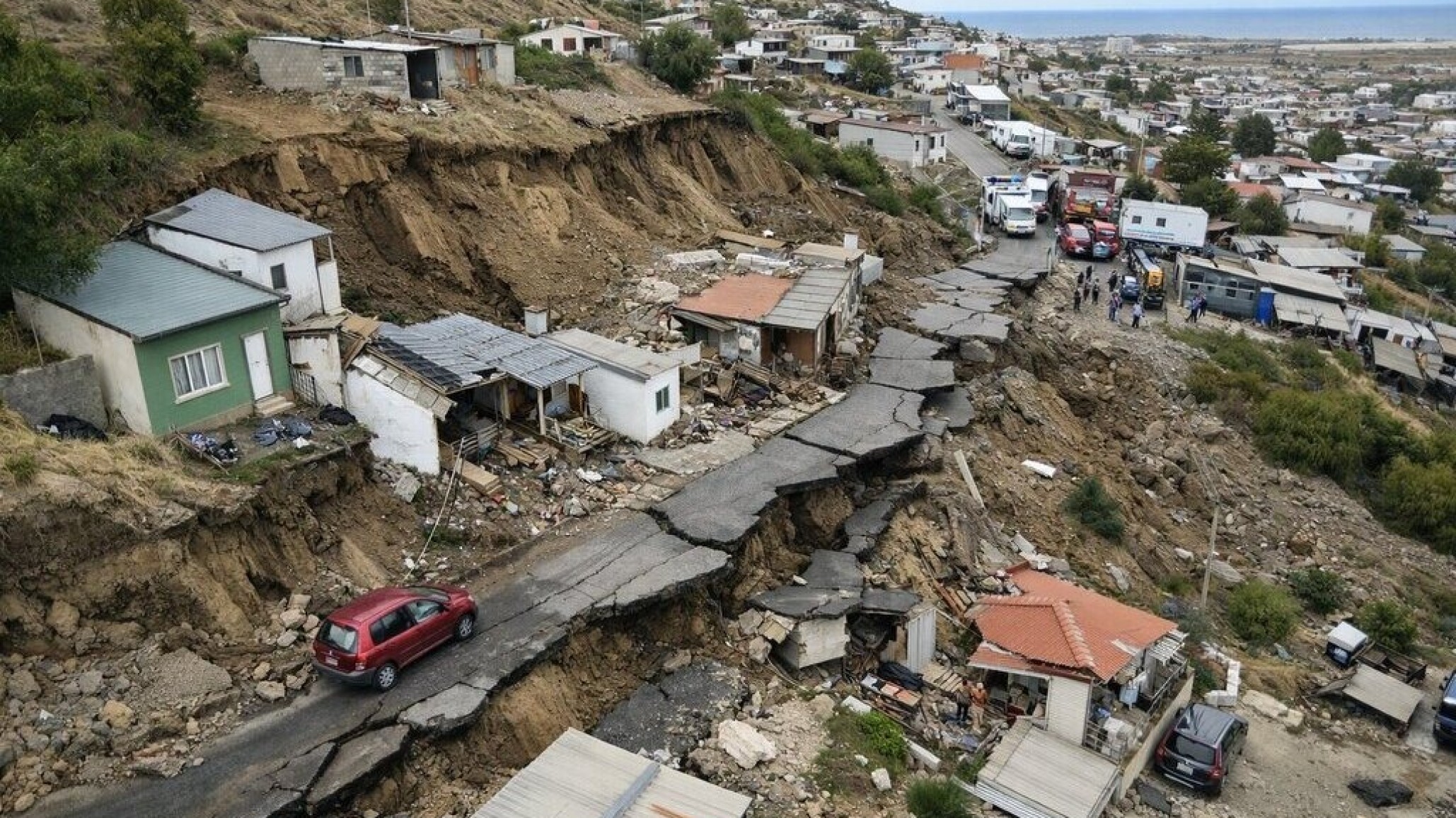 Vecinos de Médanos presentaron una nota solicitando medidas técnicas de gestión de riesgos para resguardar sus viviendas