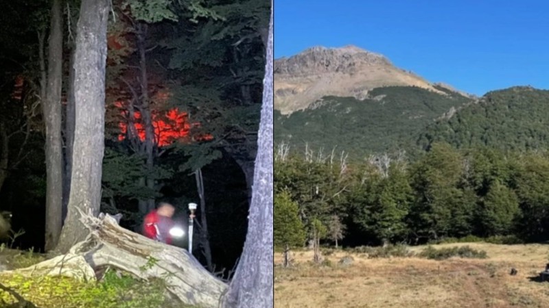Incendios en Chubut: investigadores de la UNPSJB retiraron equipamiento científico para no entorpecer el combate del fuego