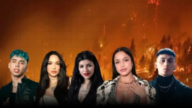 Artistas argentinos impulsaron una compra de autobombas para combatir incendios en la Patagonia