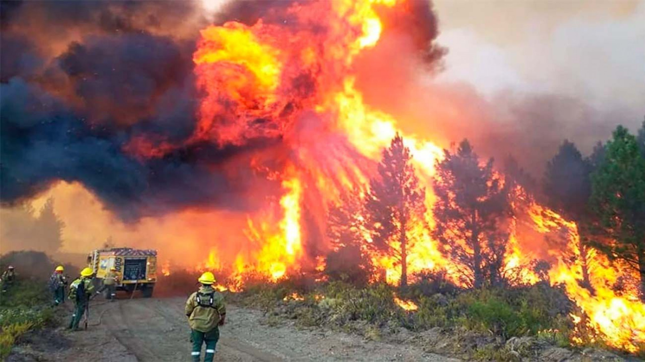 Tormentas y caída de rayos desatan nuevos focos de incendio en parques nacionales de la Patagonia