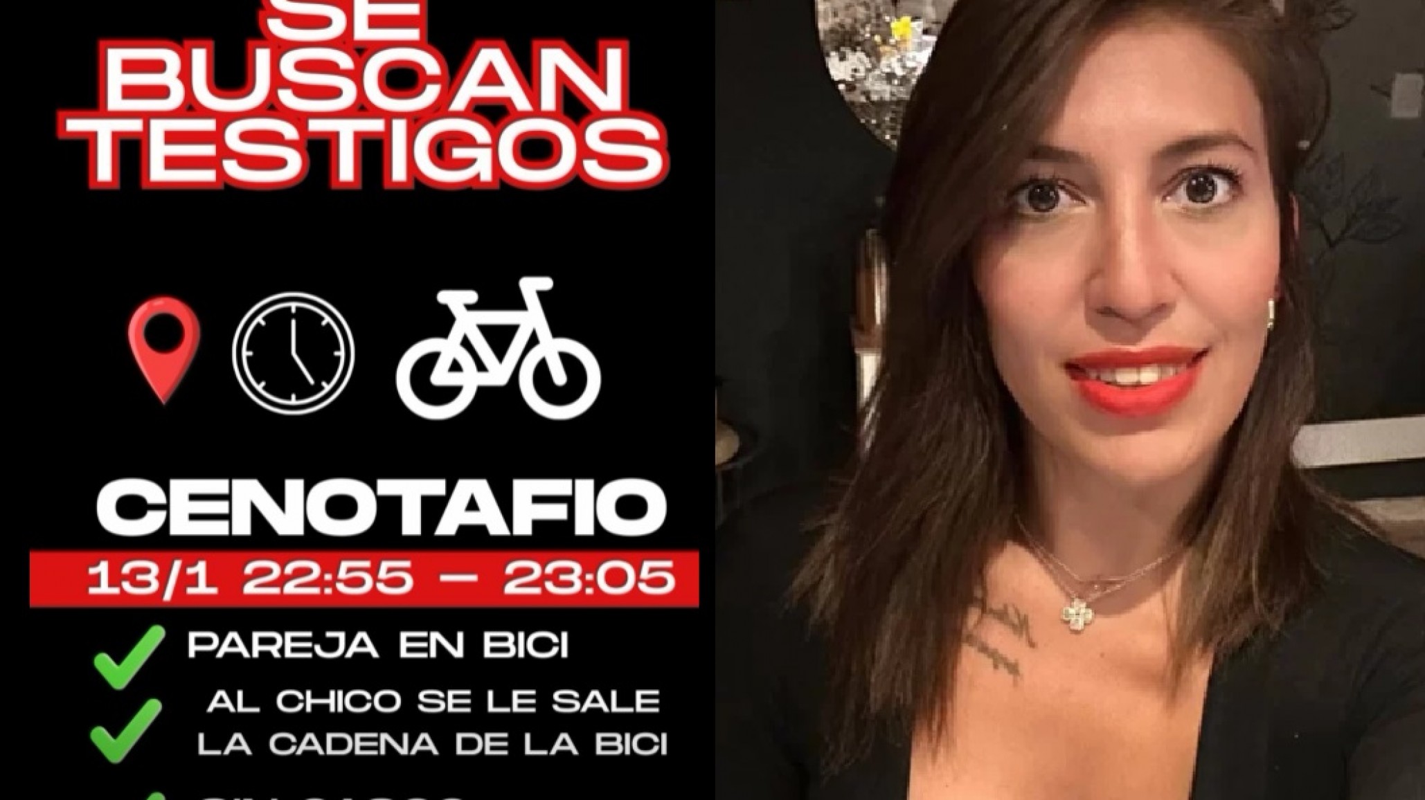 Crimen de Valeria Schwab: un desperfecto en una bicicleta, la pista clave para buscar testigos