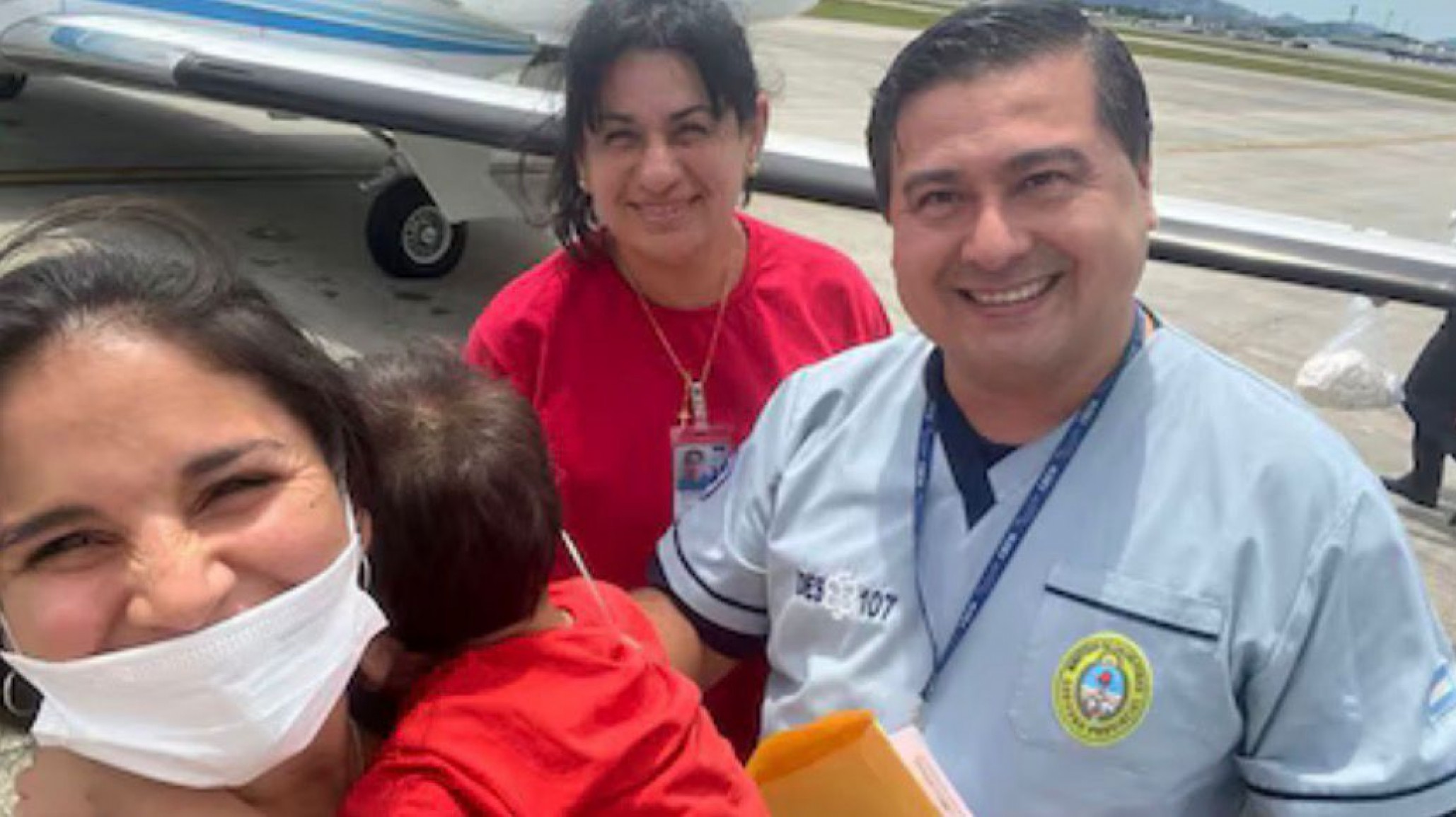 El niño al que le descubrieron cáncer en su vacaciones Florianópolis ya está en Argentina para su tratamiento