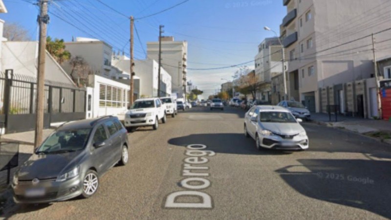 Interrupción del tránsito en Dorrego por tareas de saneamiento