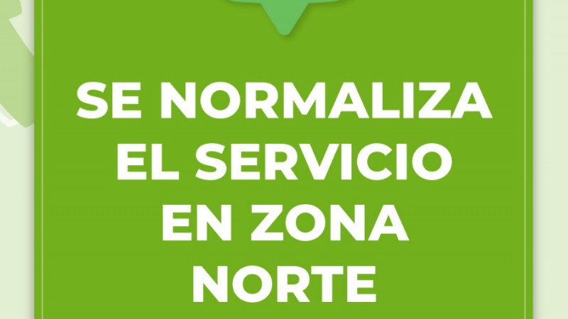 Comienza a normalizarse el servicio de agua en Zona Norte tras obras en el acueducto
