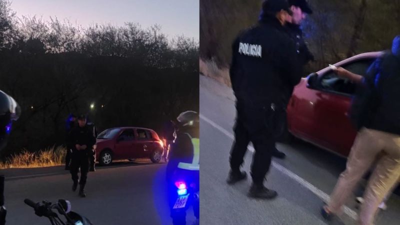 Violento incidente en El Maitén: detienen a cuatro personas tras persecución, alcoholemia positiva y agresión a policías