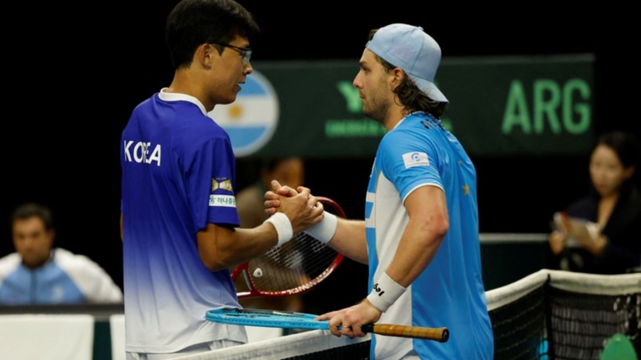 Copa Davis: Argentina perdió 3-2 ante Corea del Sur y jugará la permanencia