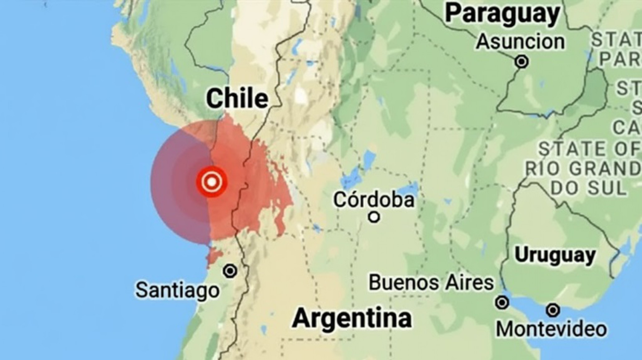 Sismo de 6.1 en Chile sacudió el centro y oeste de Argentina:
