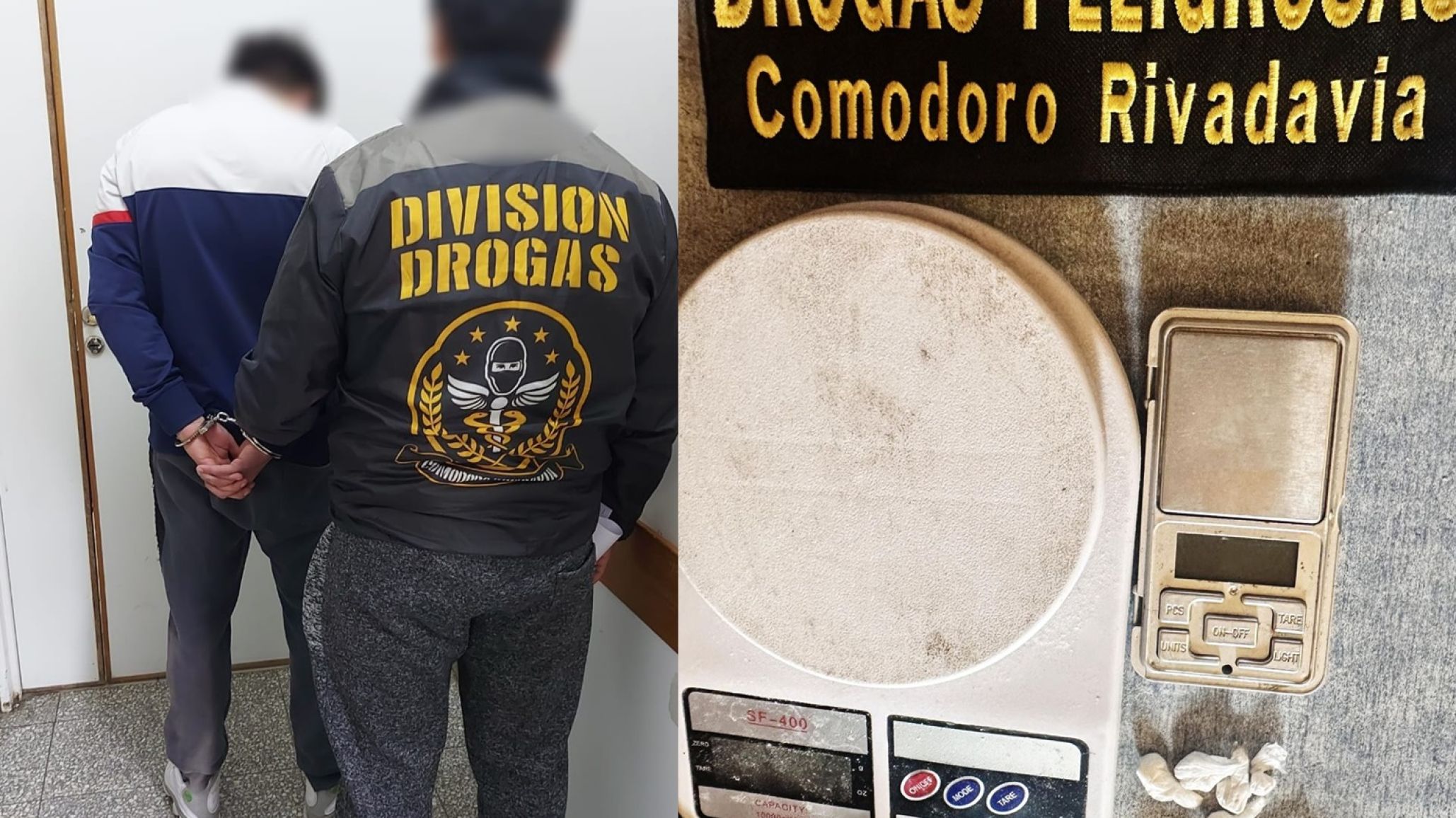 Desbaratan una red de narcomenudeo en Comodoro: tres detenidos tras allanamientos en zona norte y sur