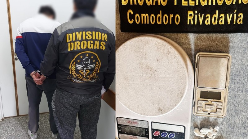Desbaratan una red de narcomenudeo en Comodoro: tres detenidos tras allanamientos en zona norte y sur