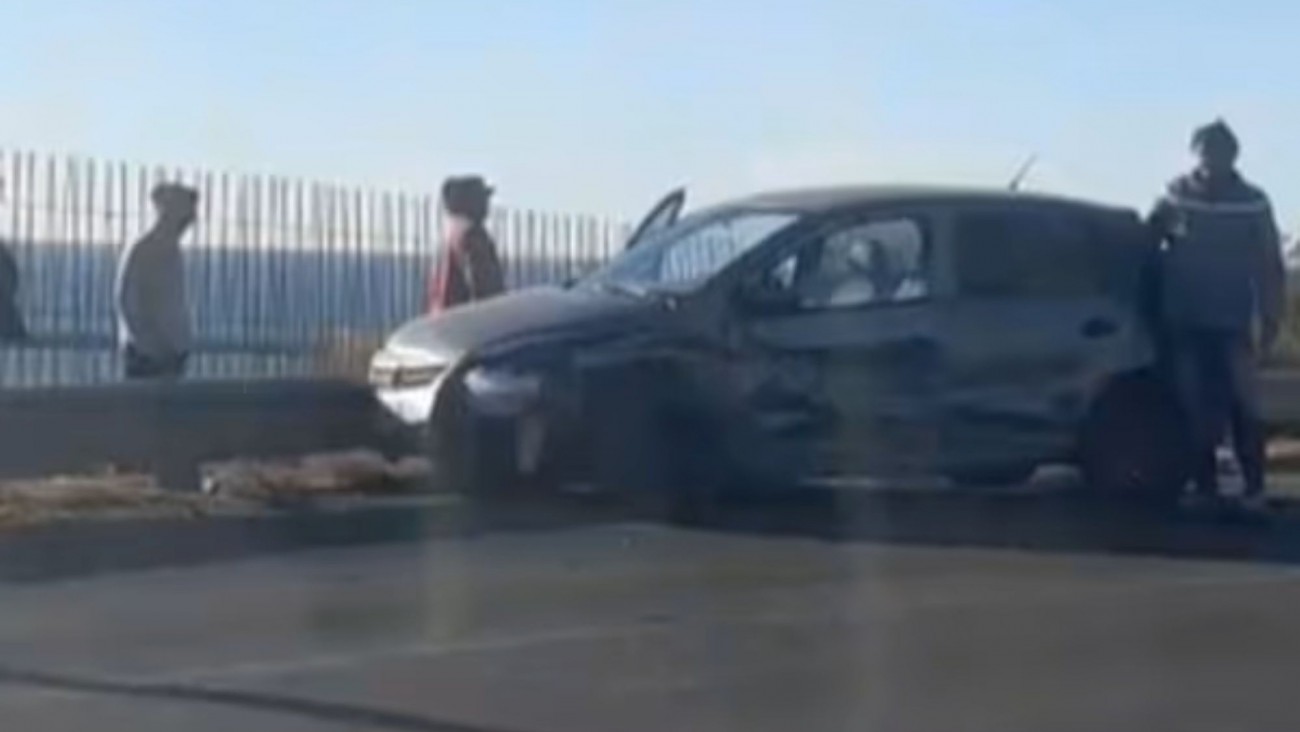 Nuevo choque en la Curva del Chalet Huergo