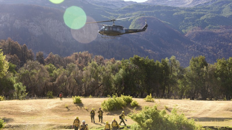Incendios en Los Alerces: con 16 mil hectáreas afectadas continúa el operativo