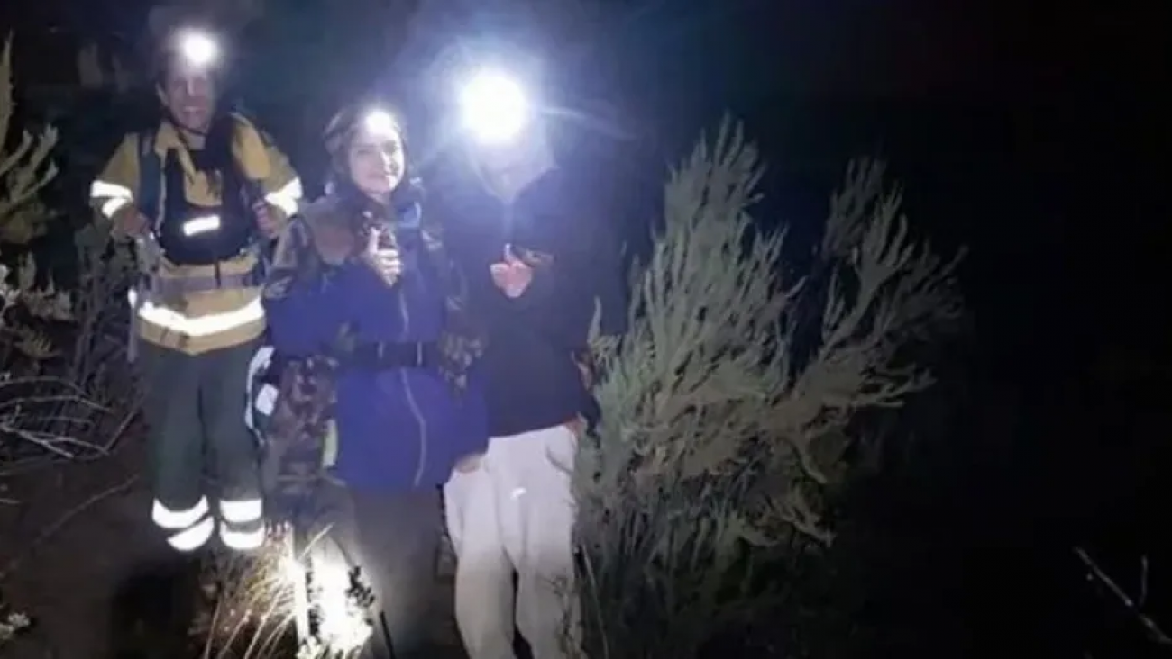 Lago Puelo: Hallaron sanos y salvos a dos turistas que se habían perdido en el Cerro Currumahuida