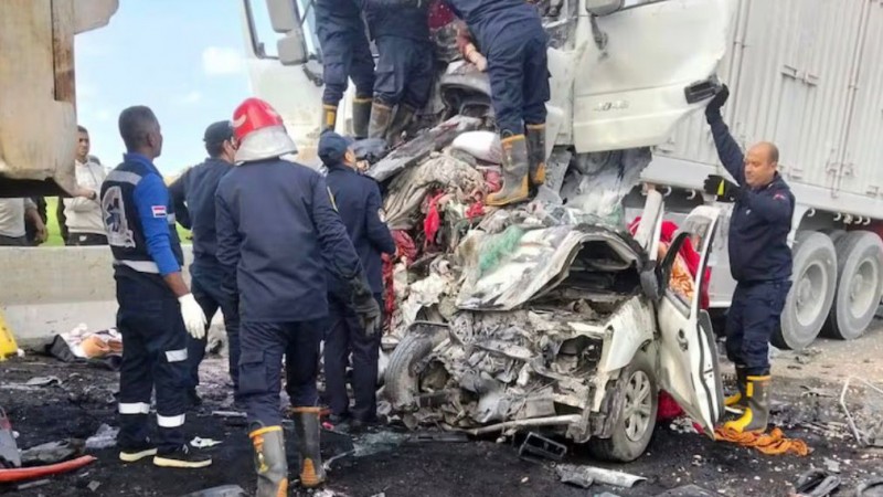 Choque fatal en Egipto: murieron al menos 18 personas