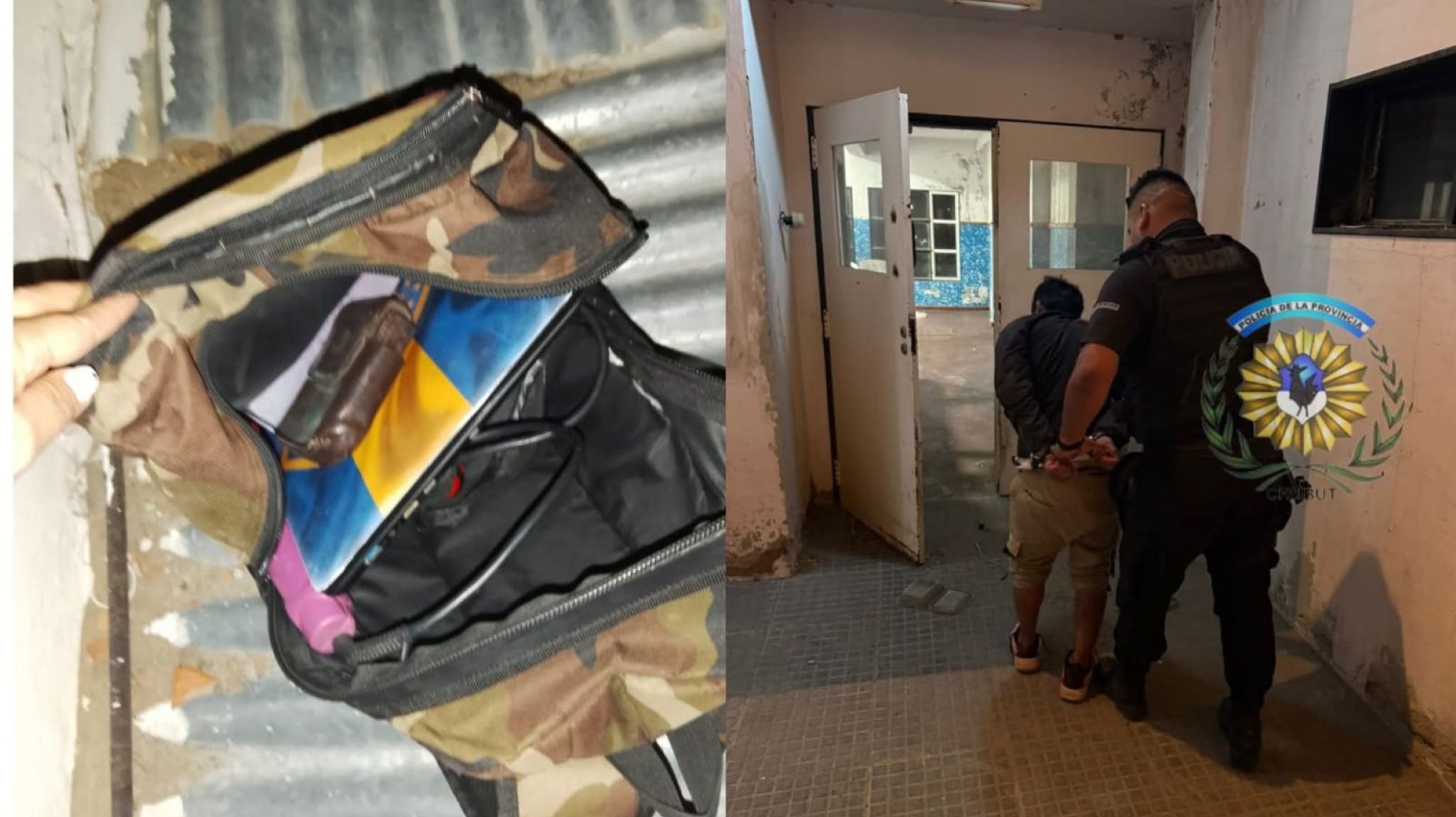 Detuvieron a un hombre por robo en viviendas de Comodoro: lo sorprendieron caminando por los techos en Máximo Abásolo