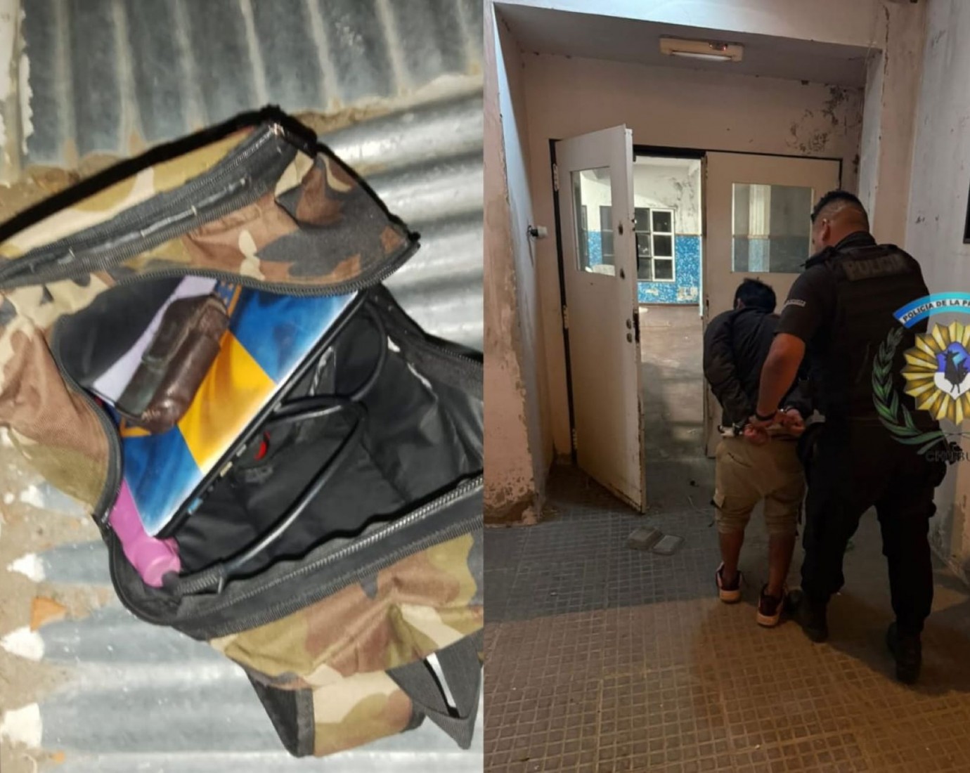 Detuvieron a un hombre por robo en viviendas de Comodoro: lo sorprendieron caminando por los techos en Máximo Abásolo