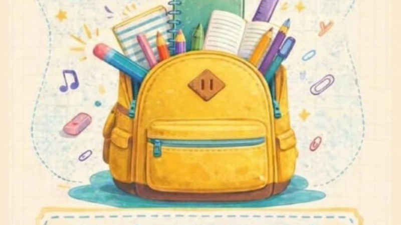 Fundación Sí realizará una colecta presencial de útiles escolares en el centro de Comodoro