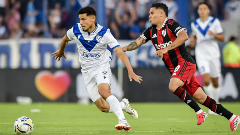 River cayó ante Vélez en Liniers y profundiza su crisis en el Torneo Apertura