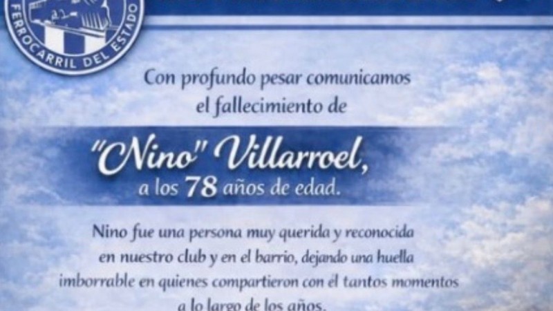 Profundo pesar en Km. 5 por la muerte de "Nino" Villarroel, histórico vecino del barrio