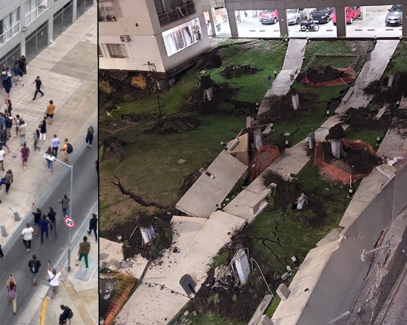 Derrumbe en Parque Patricios: Vecinos enfrentaron a la policía para salvar sus pertenencias