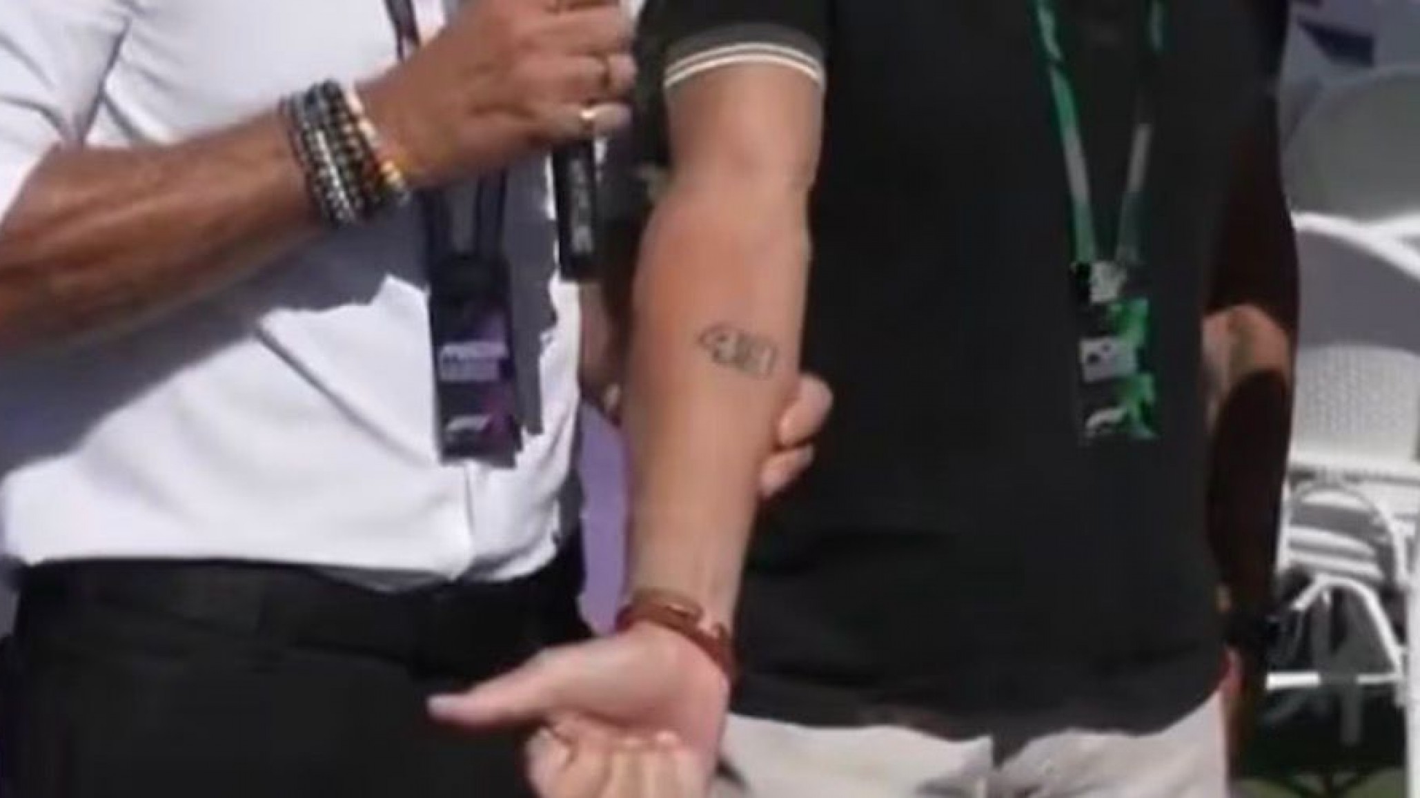 El papá de Franco Colapinto mostró el tatuaje que se hizo en honor a su hijo