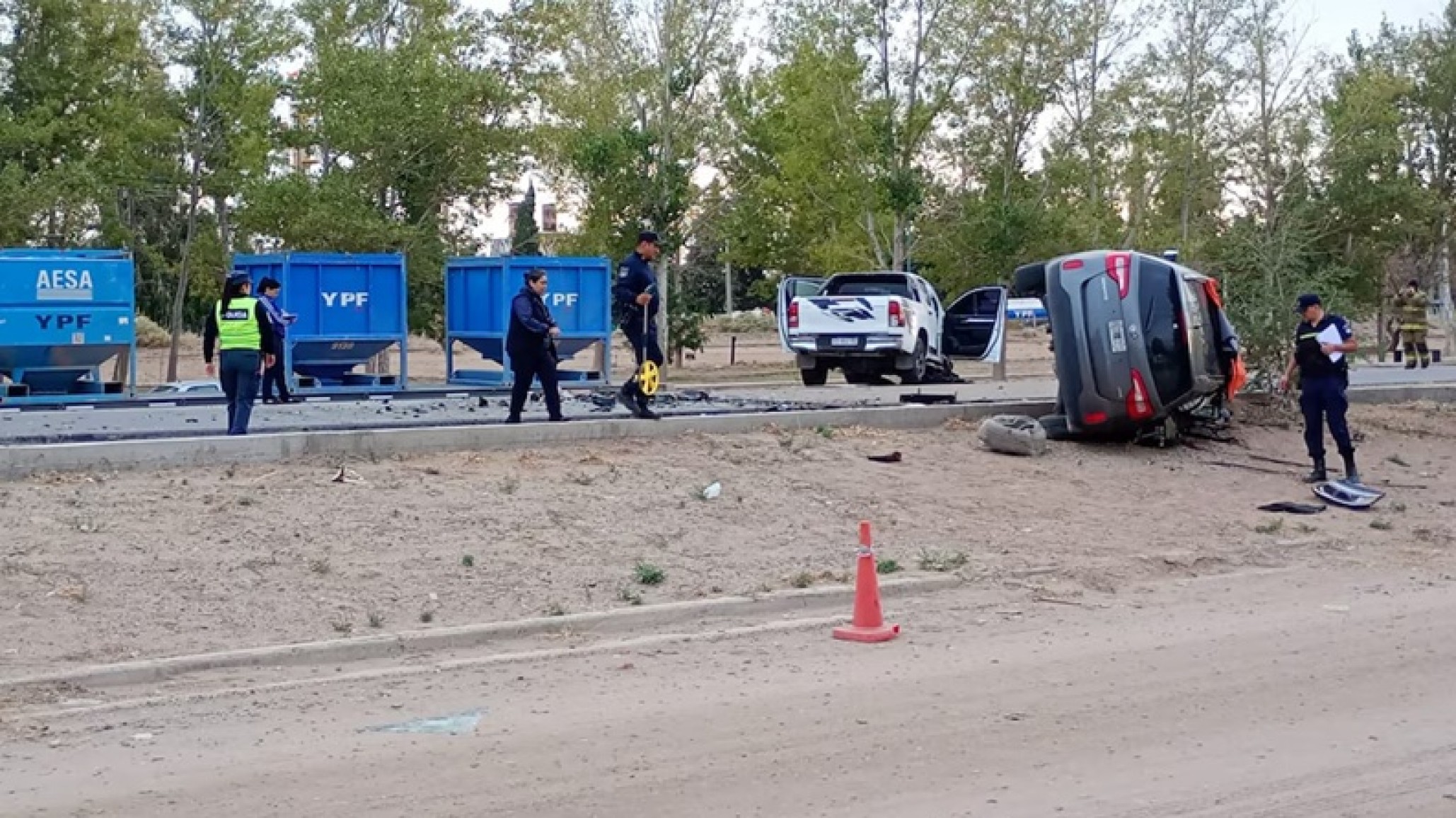 Duelo en la policía de Neuquén: identifican a los dos agentes muertos en el brutal choque de la Ruta 22