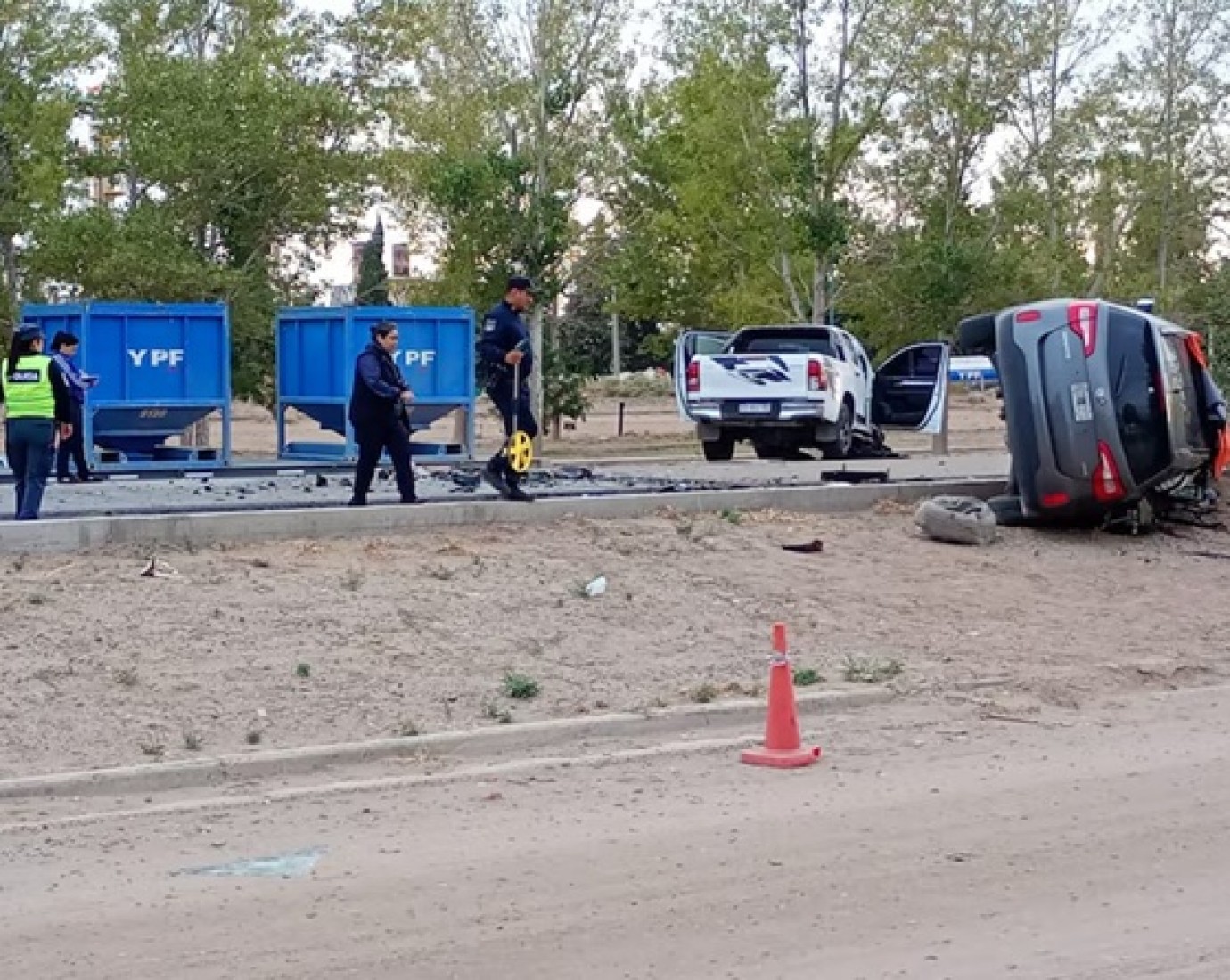 Duelo en la policía de Neuquén: identifican a los dos agentes muertos en el brutal choque de la Ruta 22