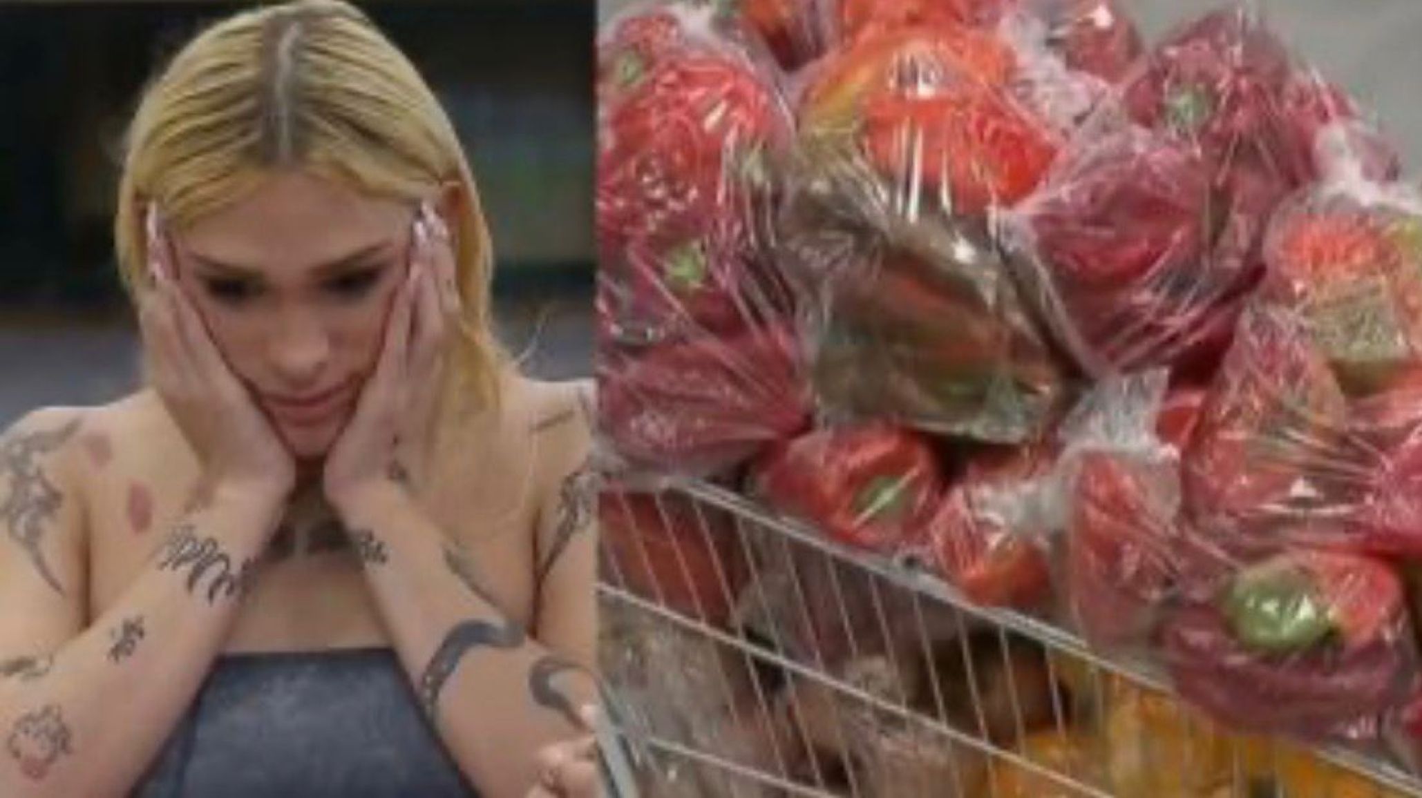 Compró 20 kilos de morrones por error y gastó casi medio millón del presupuesto en Gran Hermano