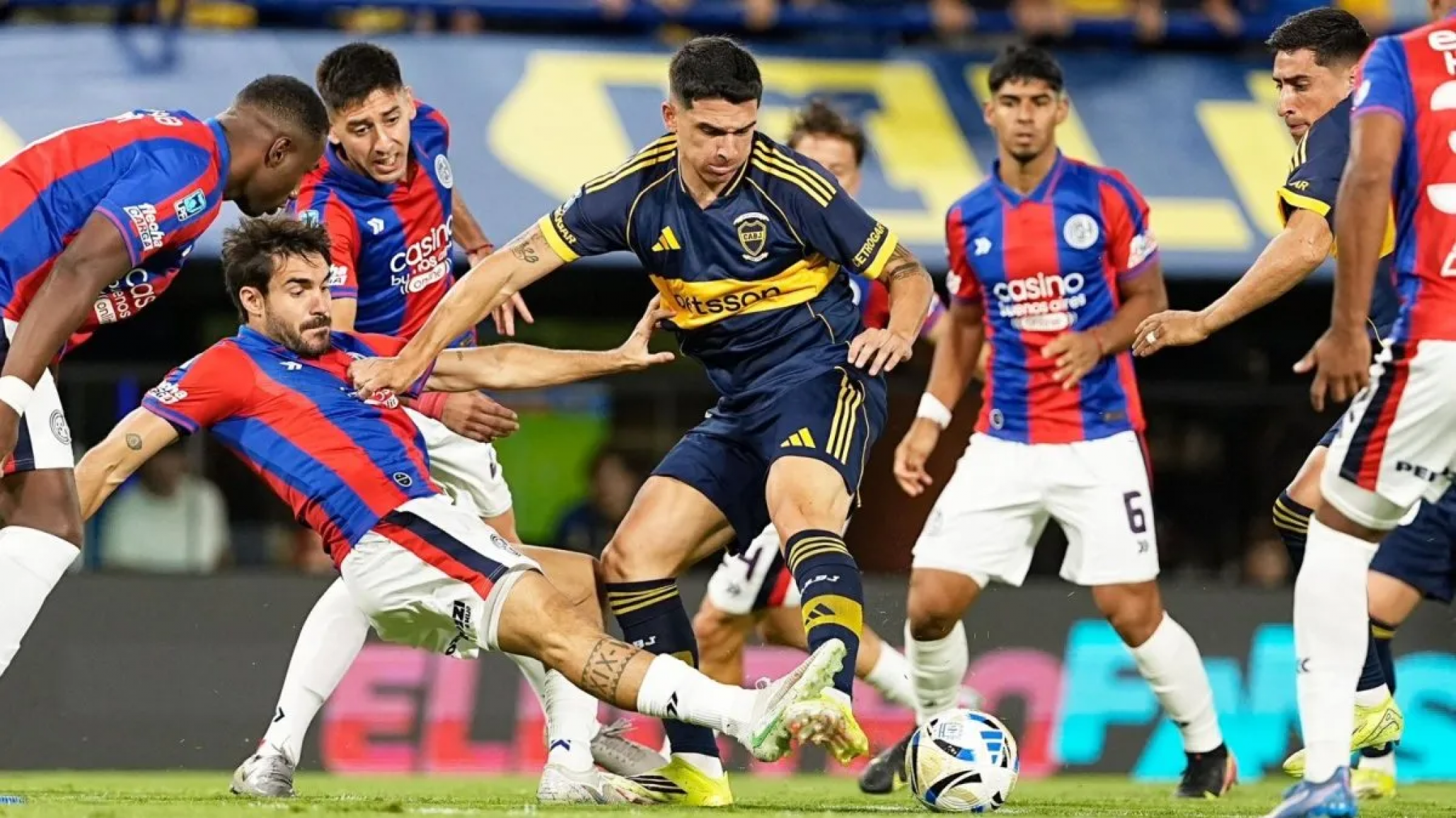 Boca empató 1 a 1 con San Lorenzo en La Bombonera