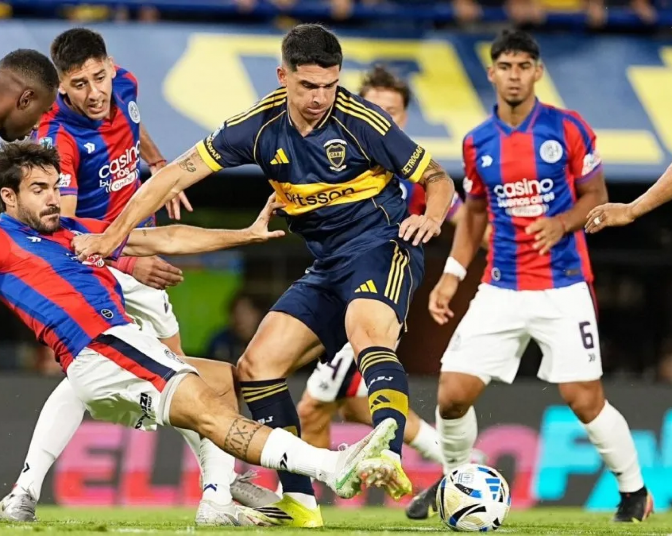 Boca empató 1 a 1 con San Lorenzo en La Bombonera