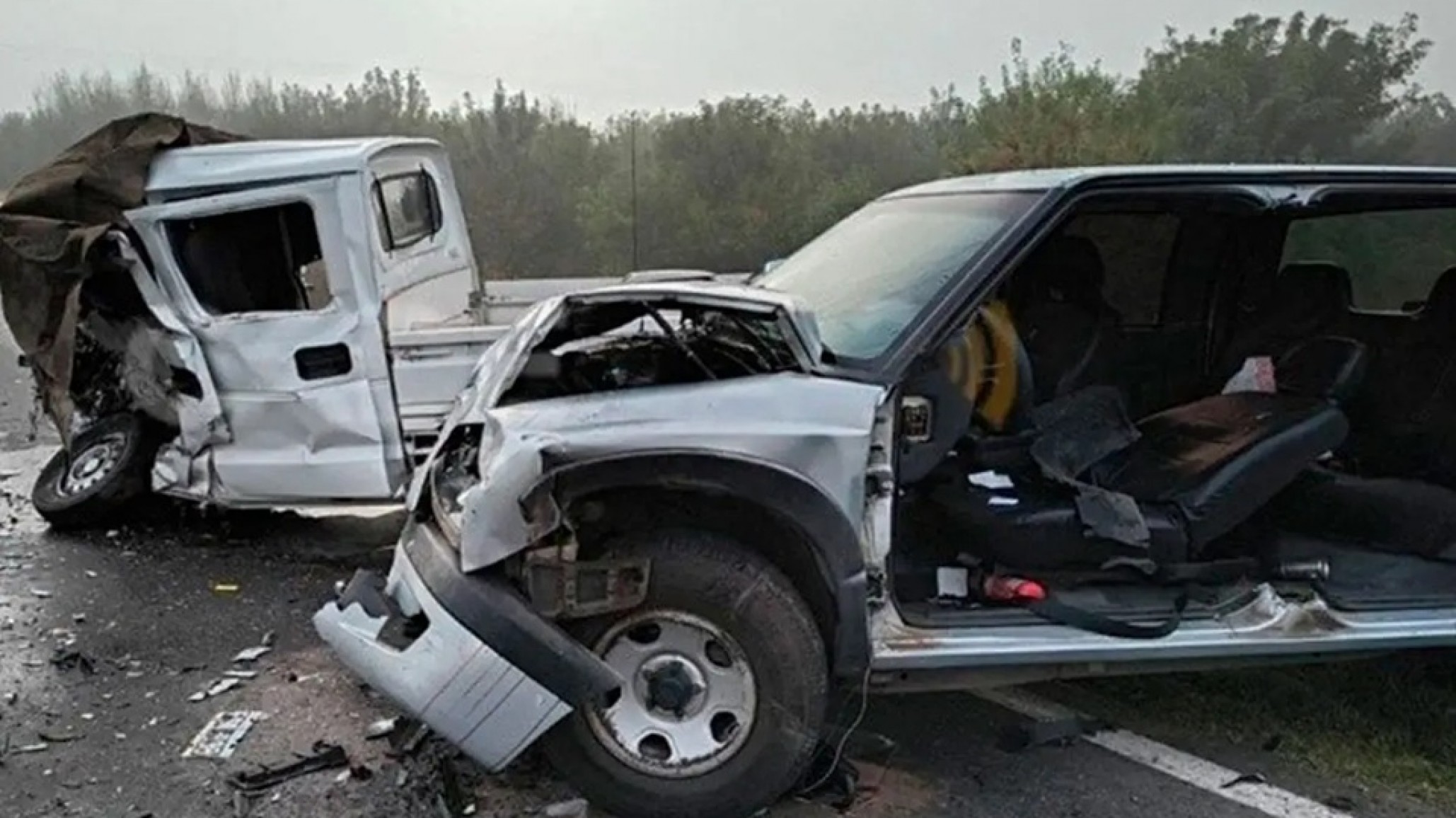 Choque frontal en Ruta 14: murió un matrimonio y hay cuatro heridos