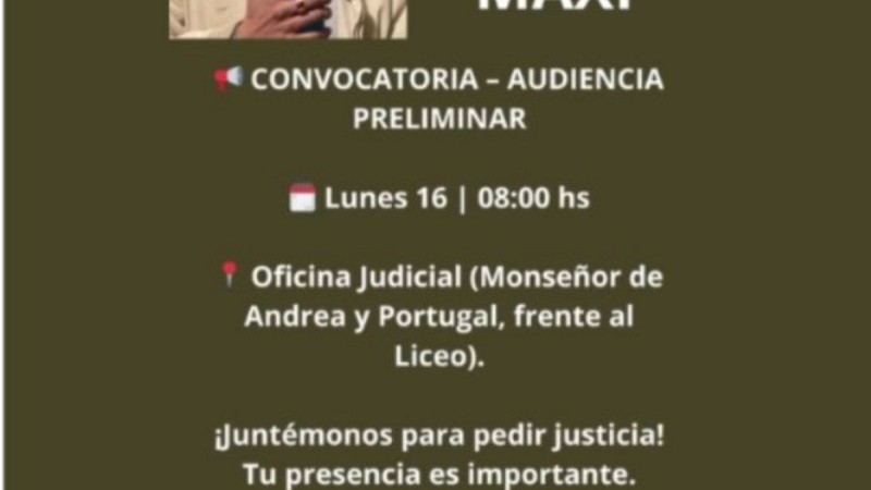 A más de un año del crimen de Maximiliano Cifuentes: su familia vuelve a marchar para pedir justicia