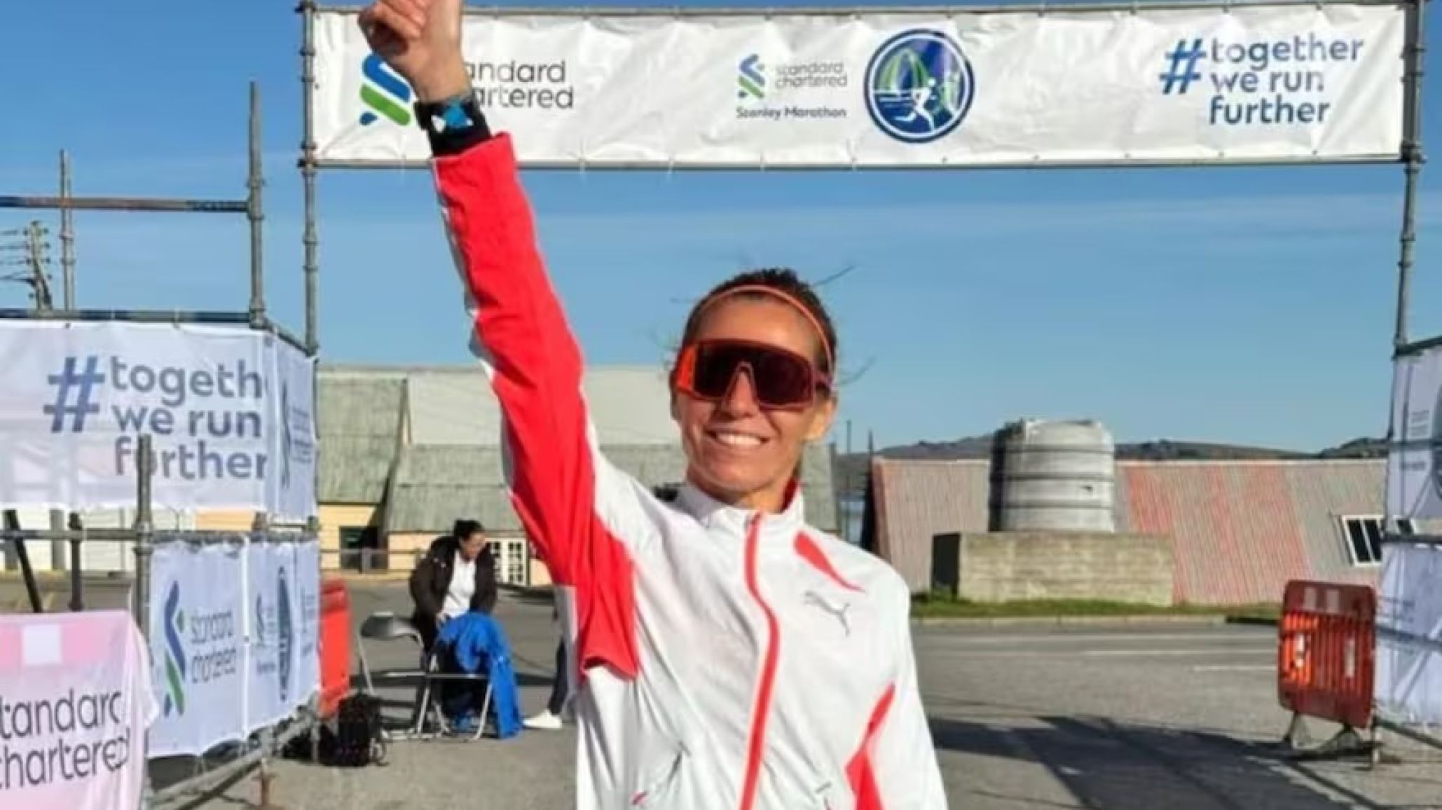 Candela Cerrone, la corredora que ganó la maratón en las Malvinas: "Solo quería ganar y gritar ¡Argentina"!"