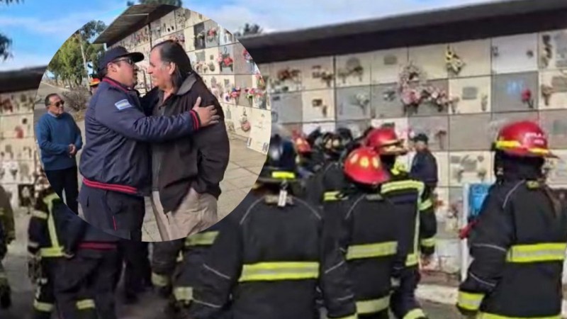 "Agradecerles a todos, los quiero de corazón": habló el padre de Gramajo en el homenaje