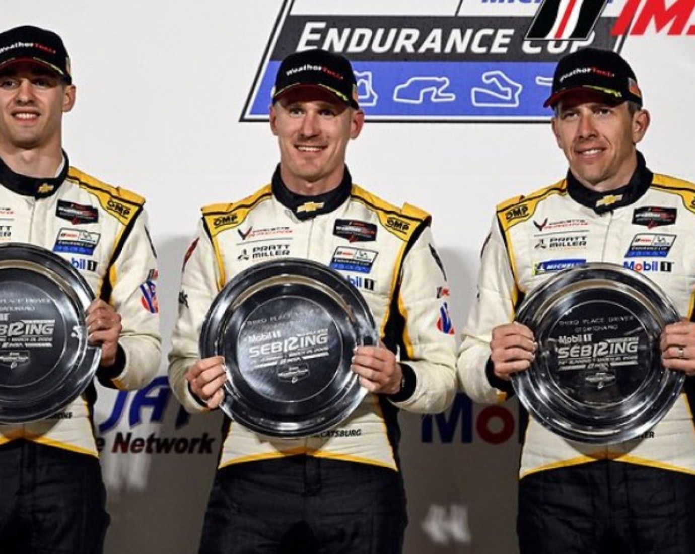 El piloto argentino Nicolás Varrone hizo podio en las 12 Horas de Sebring con Corvette