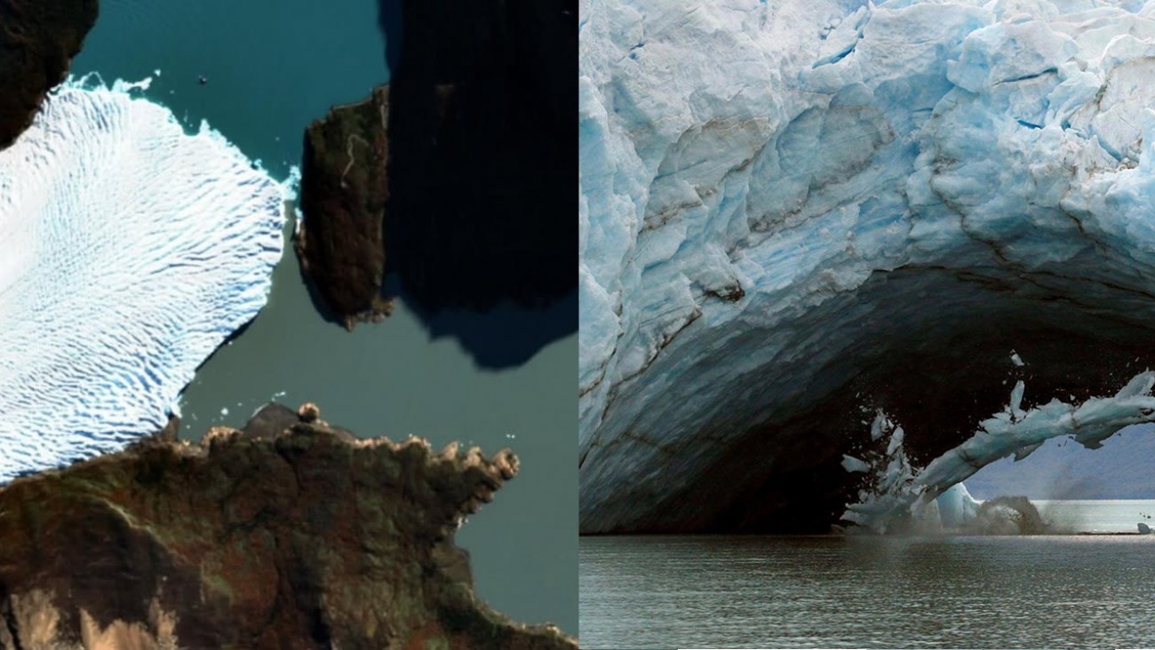 El Glaciar Perito Moreno entra en una fase de "retroceso acelerado": perdió una superficie equivalente a 320 canchas de fútbol