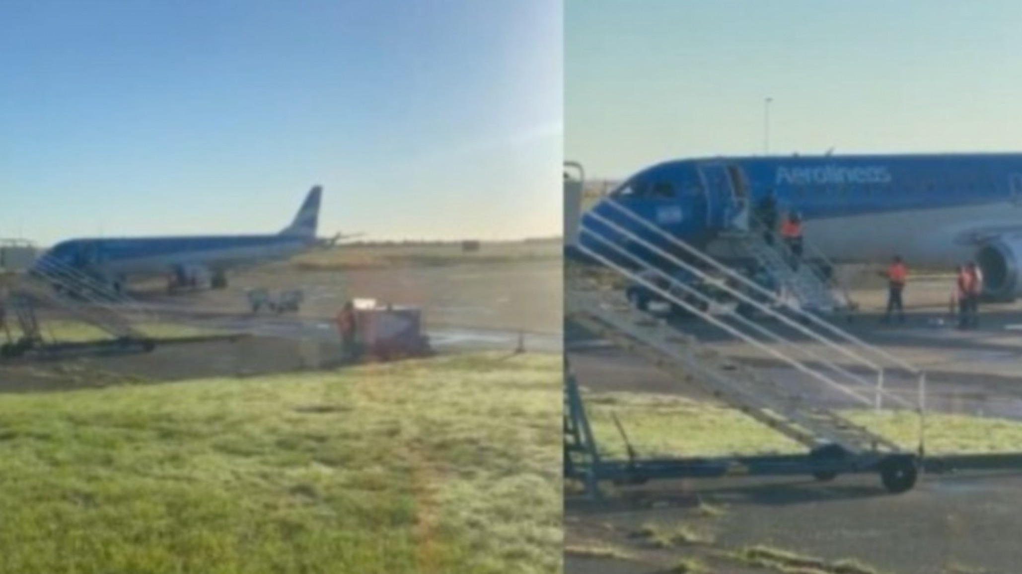 Vuelo a Trelew bajó de emergencia: se rompió el parabrisas y hay incertidumbre entre los pasajeros