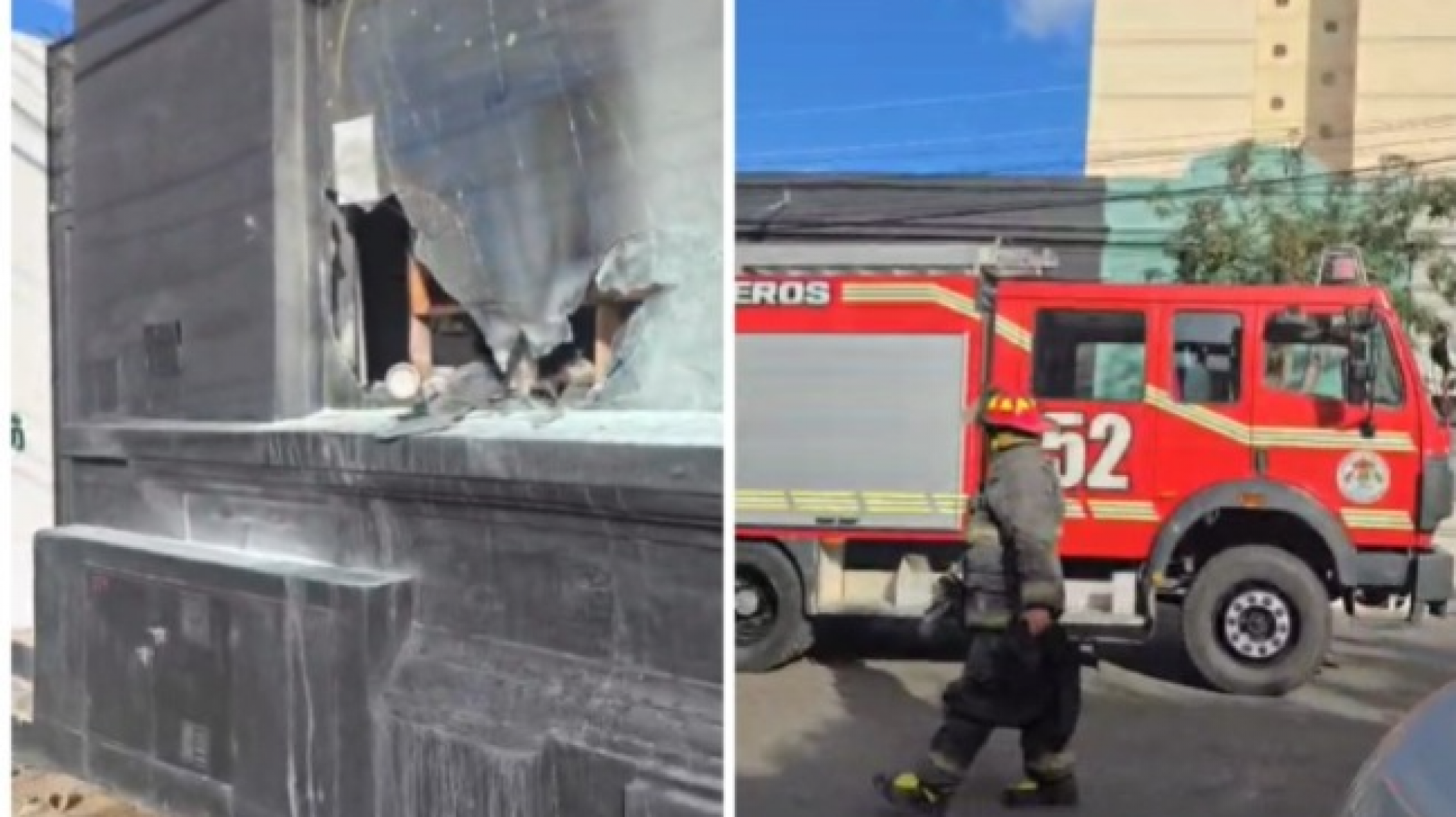 Susto, humo y caos: se incendió un local de decoración en pleno centro