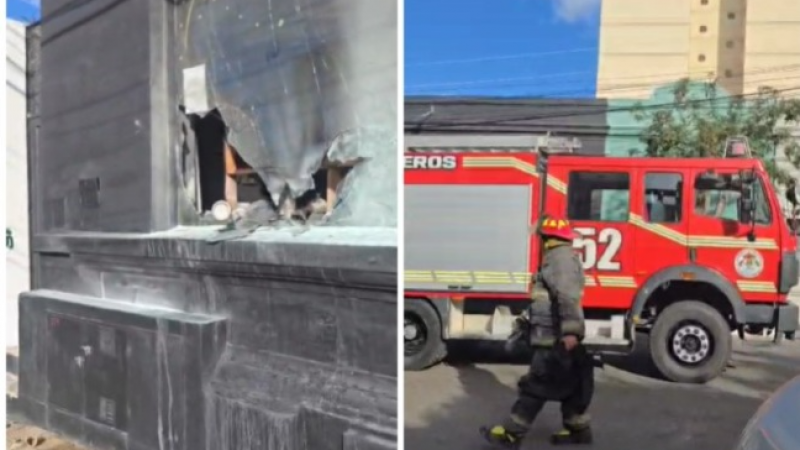 Susto, humo y caos: se incendió un local de decoración en pleno centro